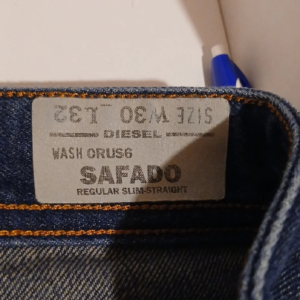Classic Indigo Regular Slim Straight Men's Jeans 30 X 32